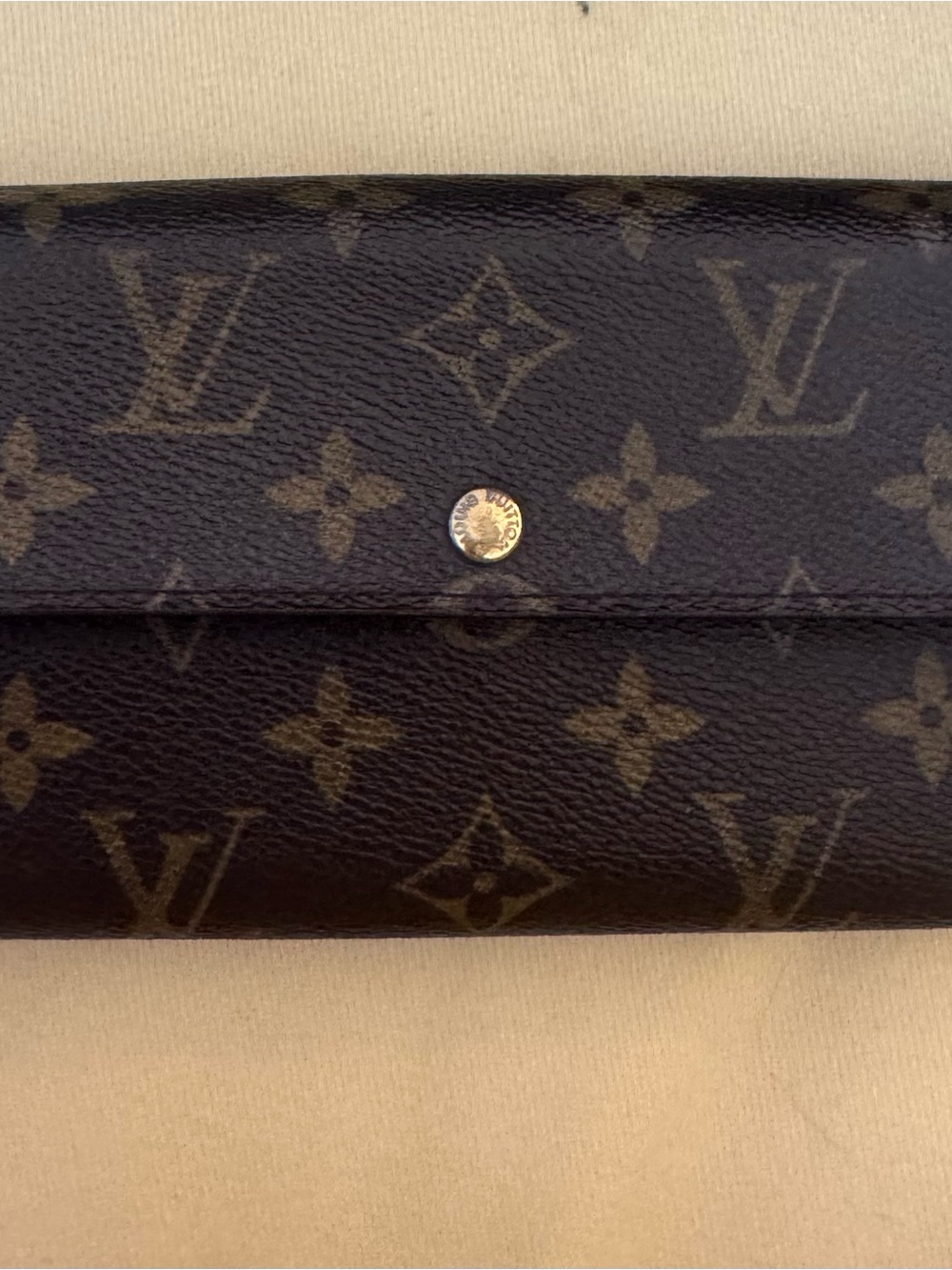Louis Vuitton Monogram Continental Wallet in Dark Brown